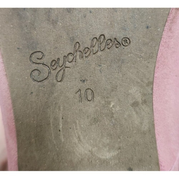Seychelles City Streets Rose Suede Leather Ballet Flats Seychelles Size 10 - Picture 12 of 15